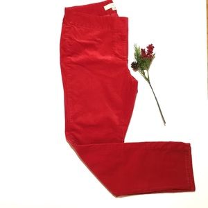 Loft “Julie” 4P Velveteen Pants